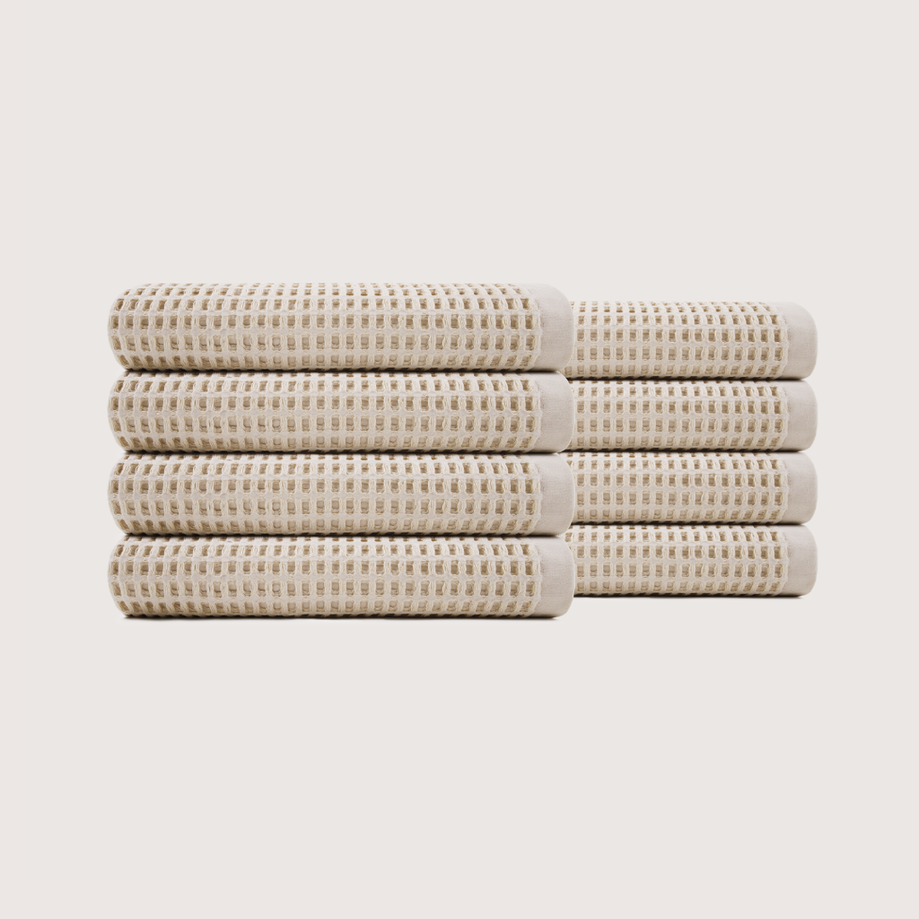 Cotton Waffle Bath Towels