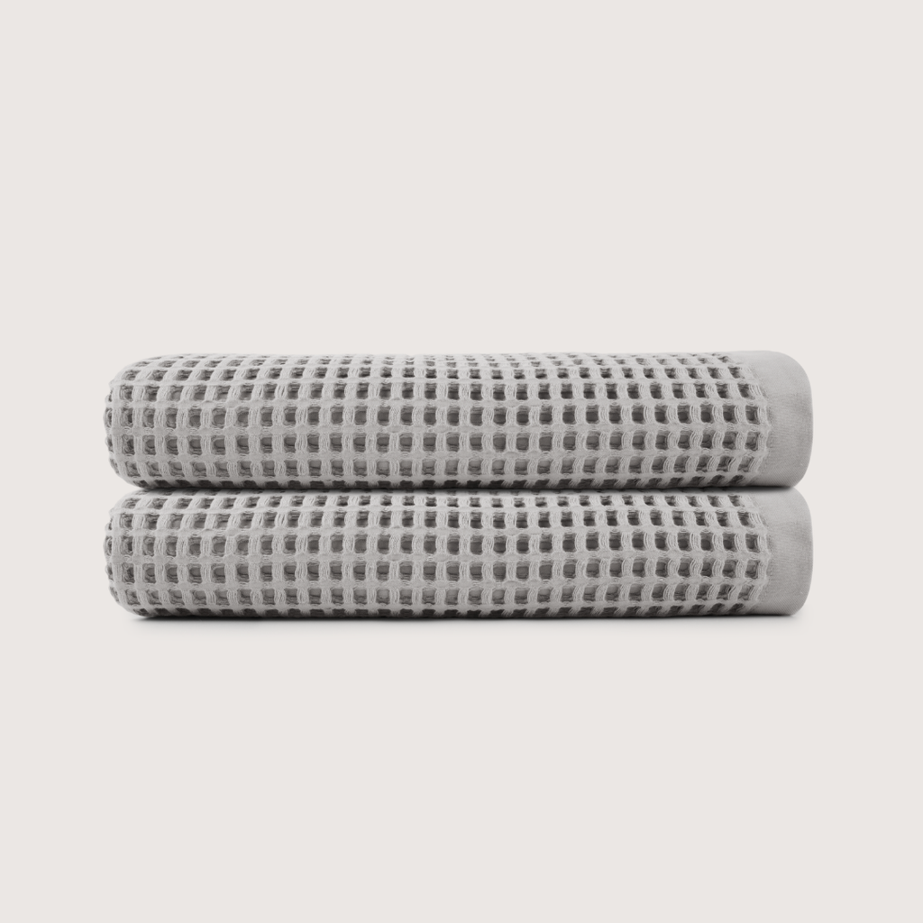Cotton Waffle Bath Towels