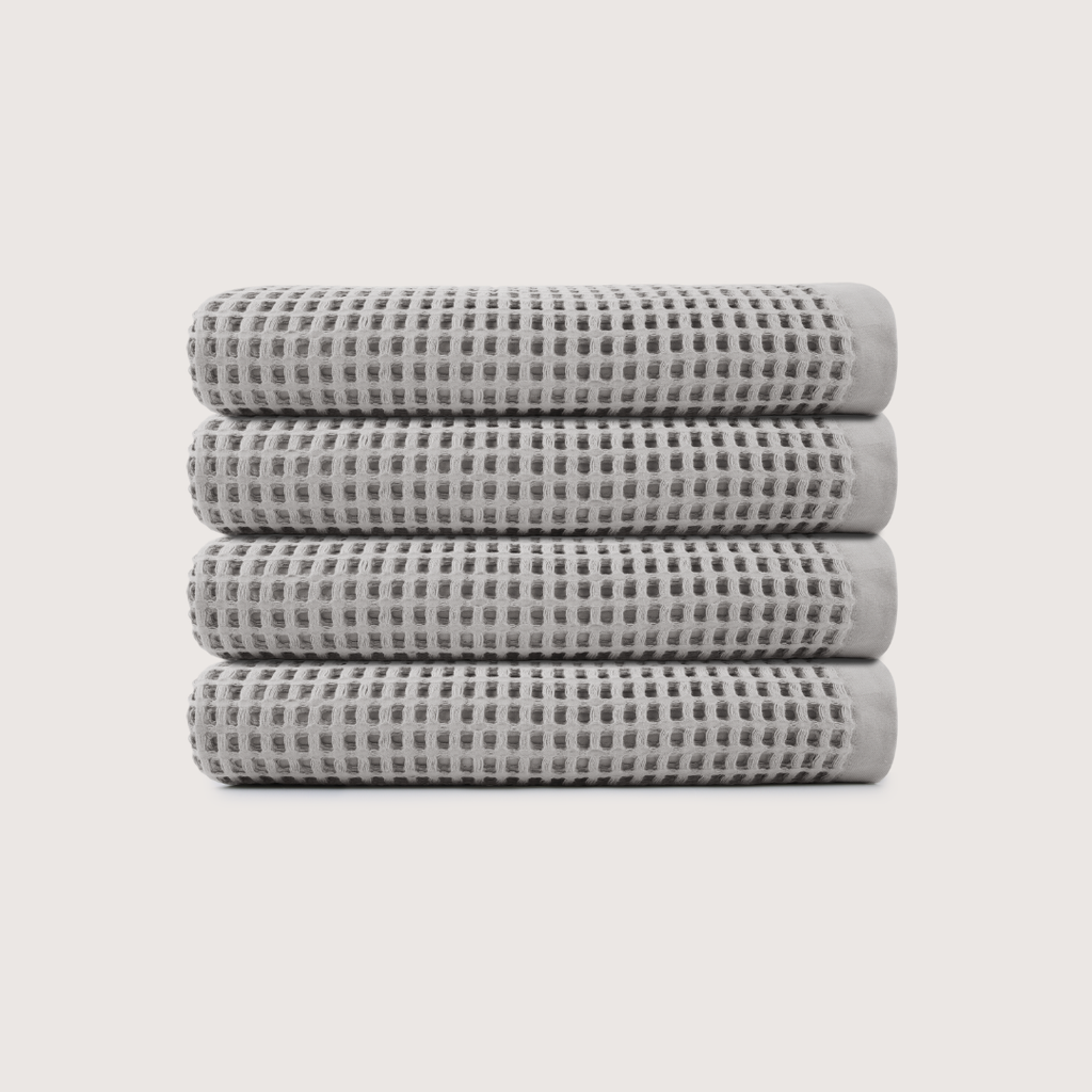 Cotton Waffle Bath Towels