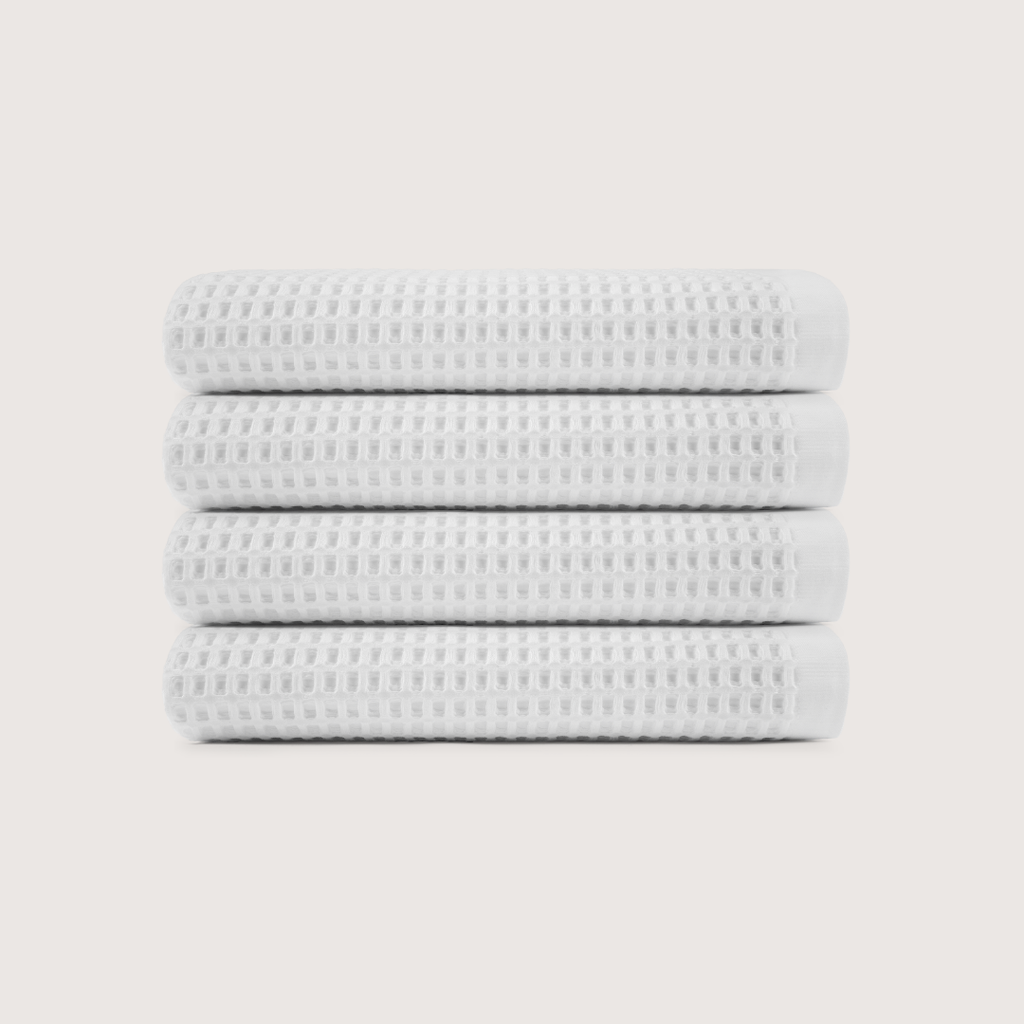 Cotton Waffle Bath Towels