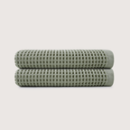 Cotton Waffle Bath Towels