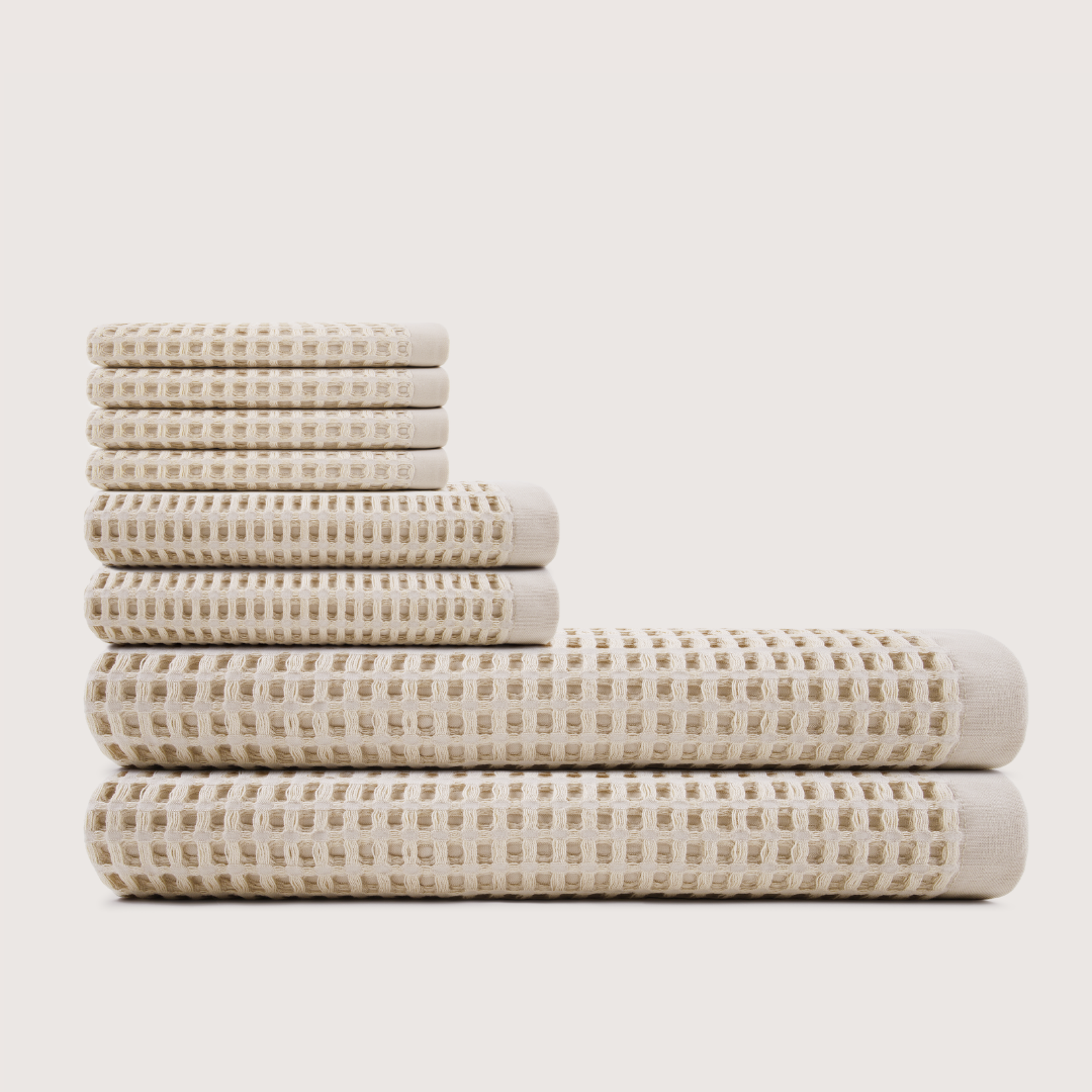 Cotton Waffle Bath Bundle