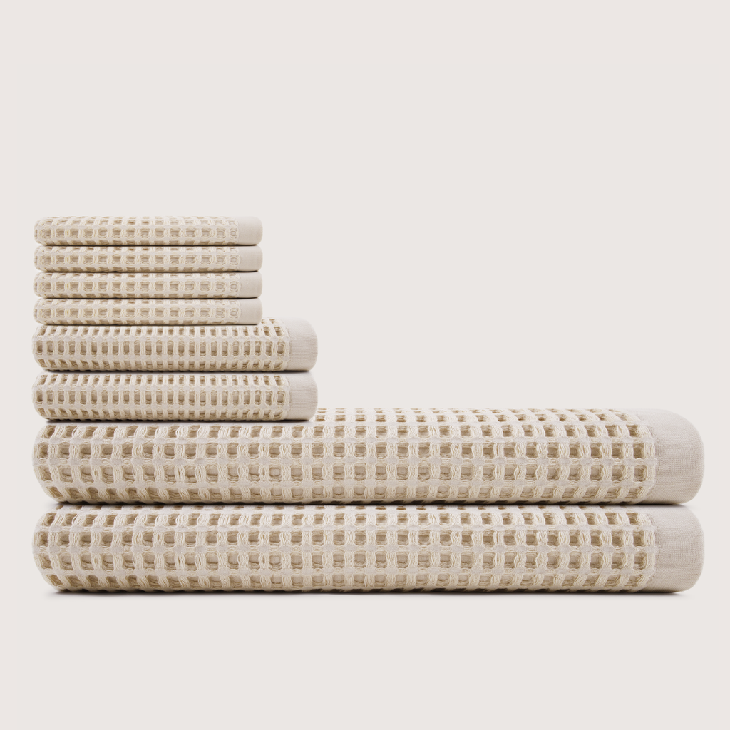 Cotton Waffle Bath Bundle