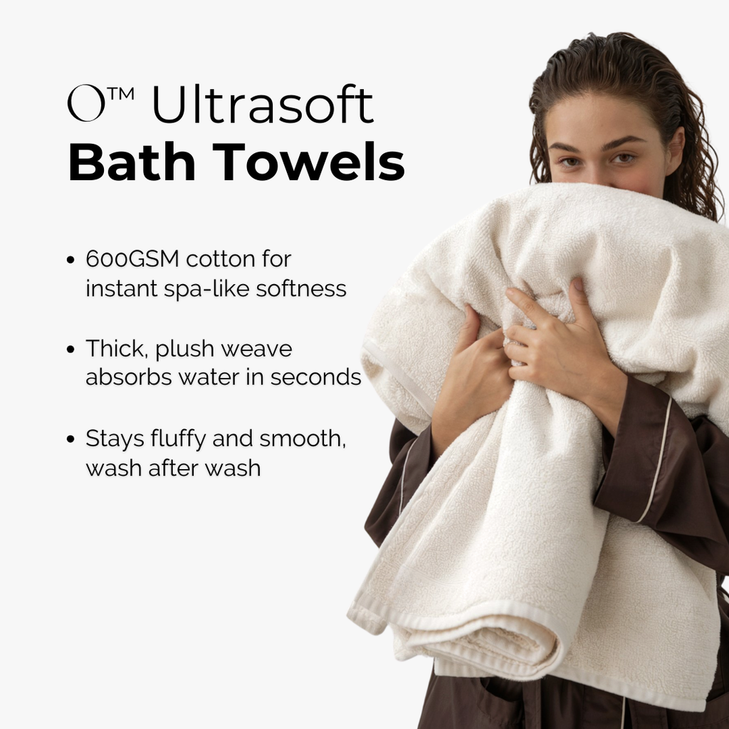 Ultrasoft 100% Cotton Bath Towels