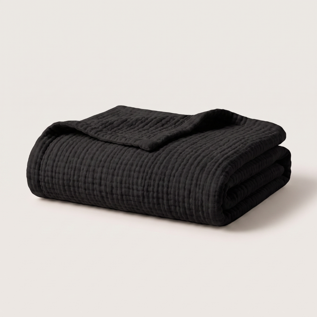 Cotton Muslin Blanket (1+1 Free)
