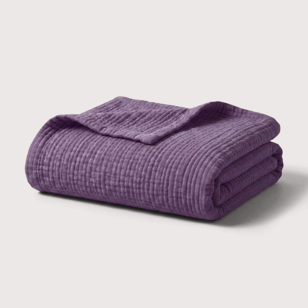 Cotton Muslin Blanket (1+1 Free)